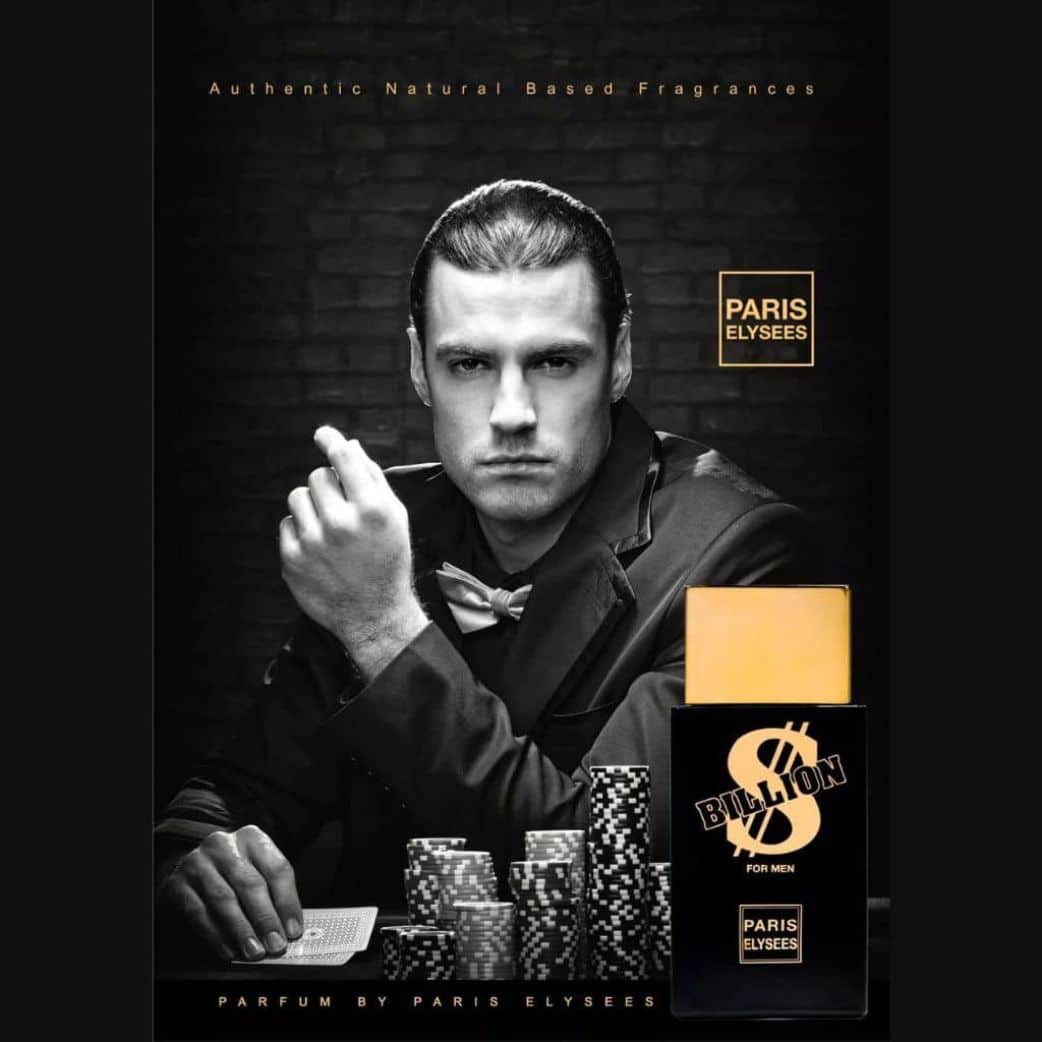 Banner Billion For Men Paris Elysees Perfume Masculino 100ml