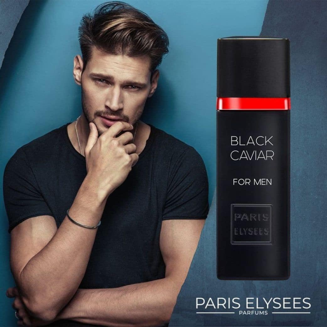 Banner Black Caviar Paris Elysees Perfume Masculino 100ml