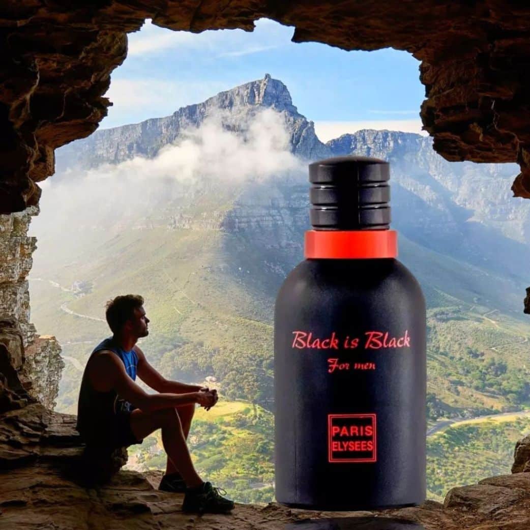 Banner Black is Black Paris Elysees Perfume Masculino 100ml