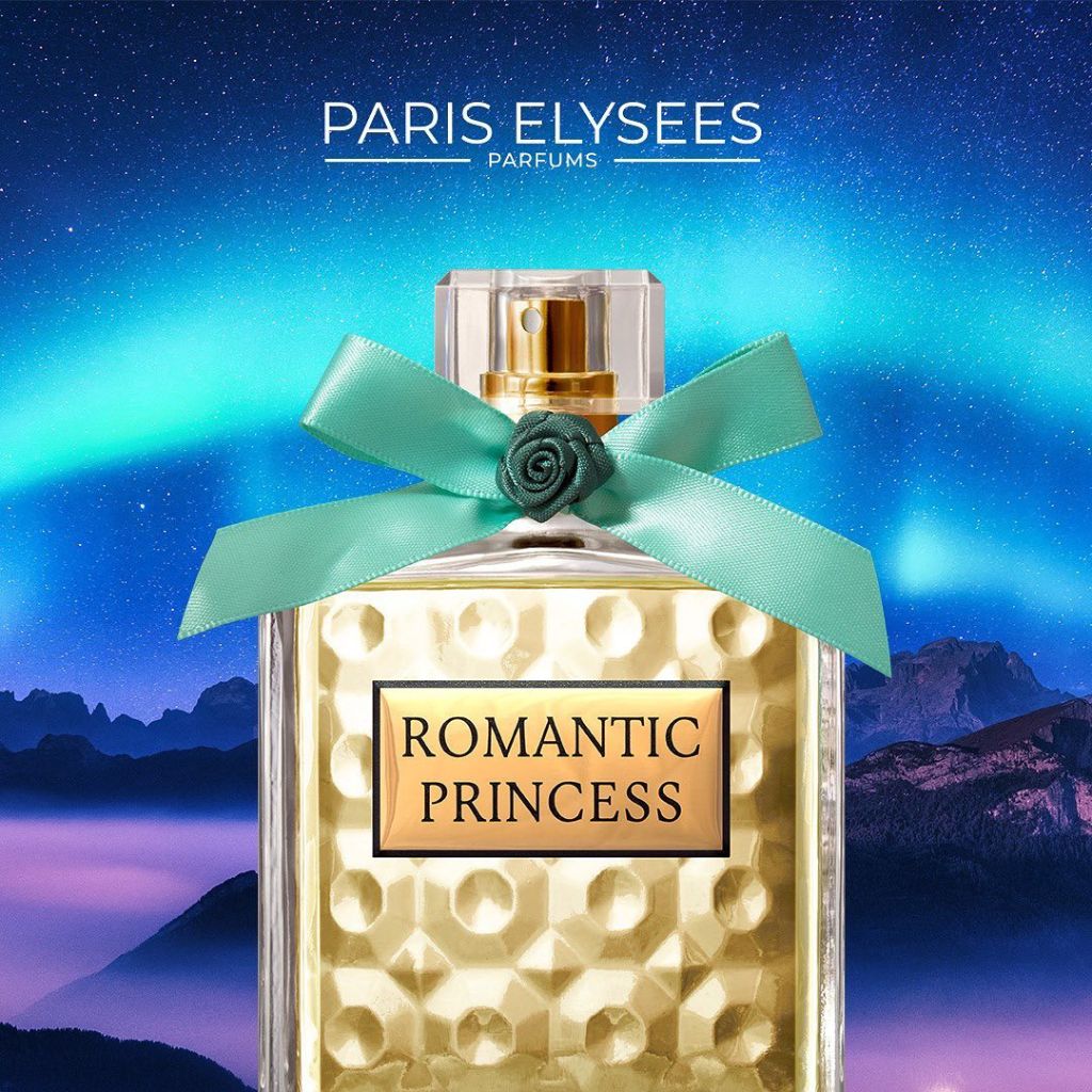 Banner Frasco Perfume Romantic Princess Paris Elysees Feminino 100ml