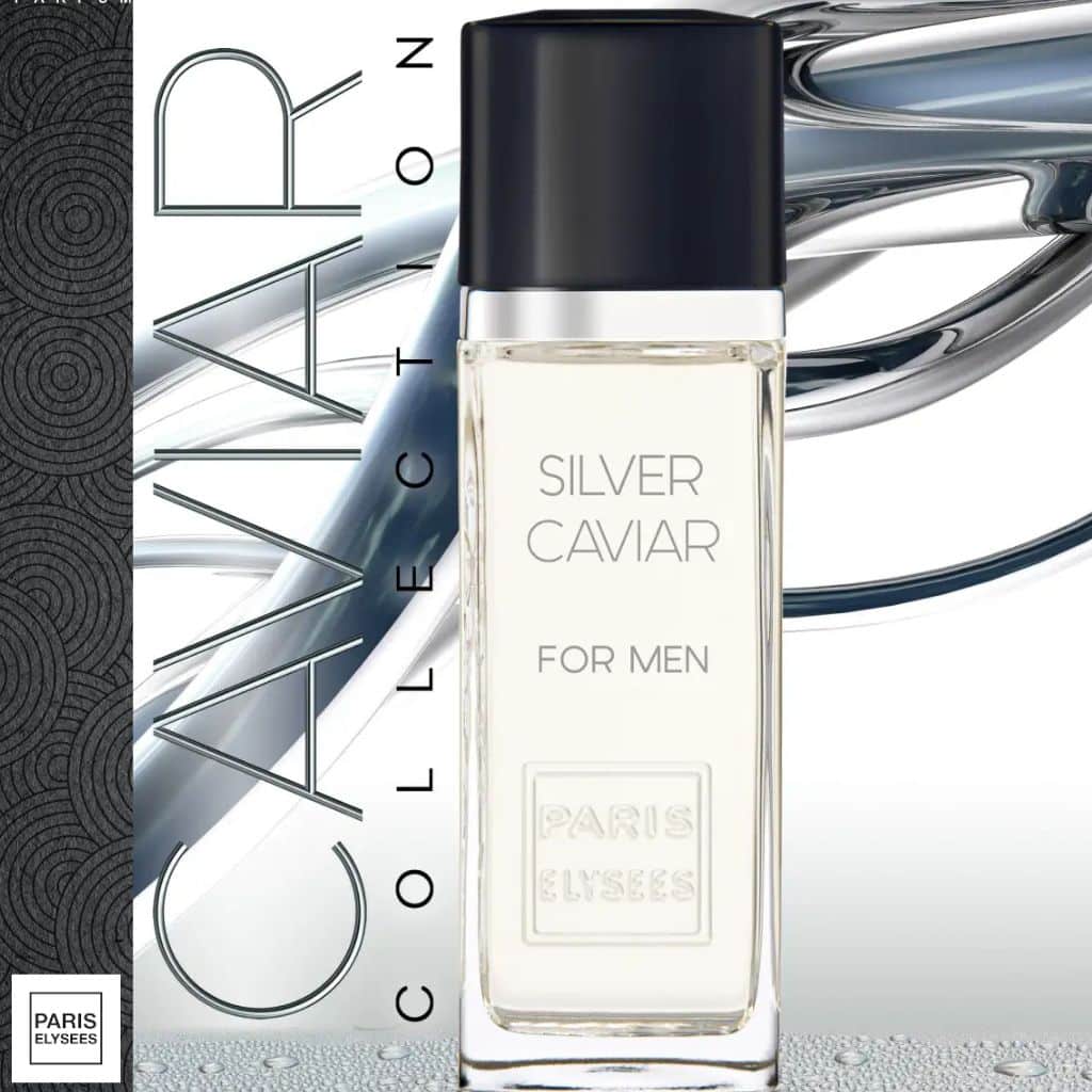 Banner Perfume Masculino Silver Caviar Paris Elysees 100ml