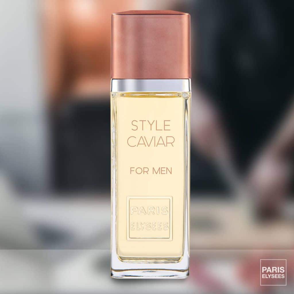 Banner Frasco Style Caviar Paris Elysees Perfume Masculino 100ml