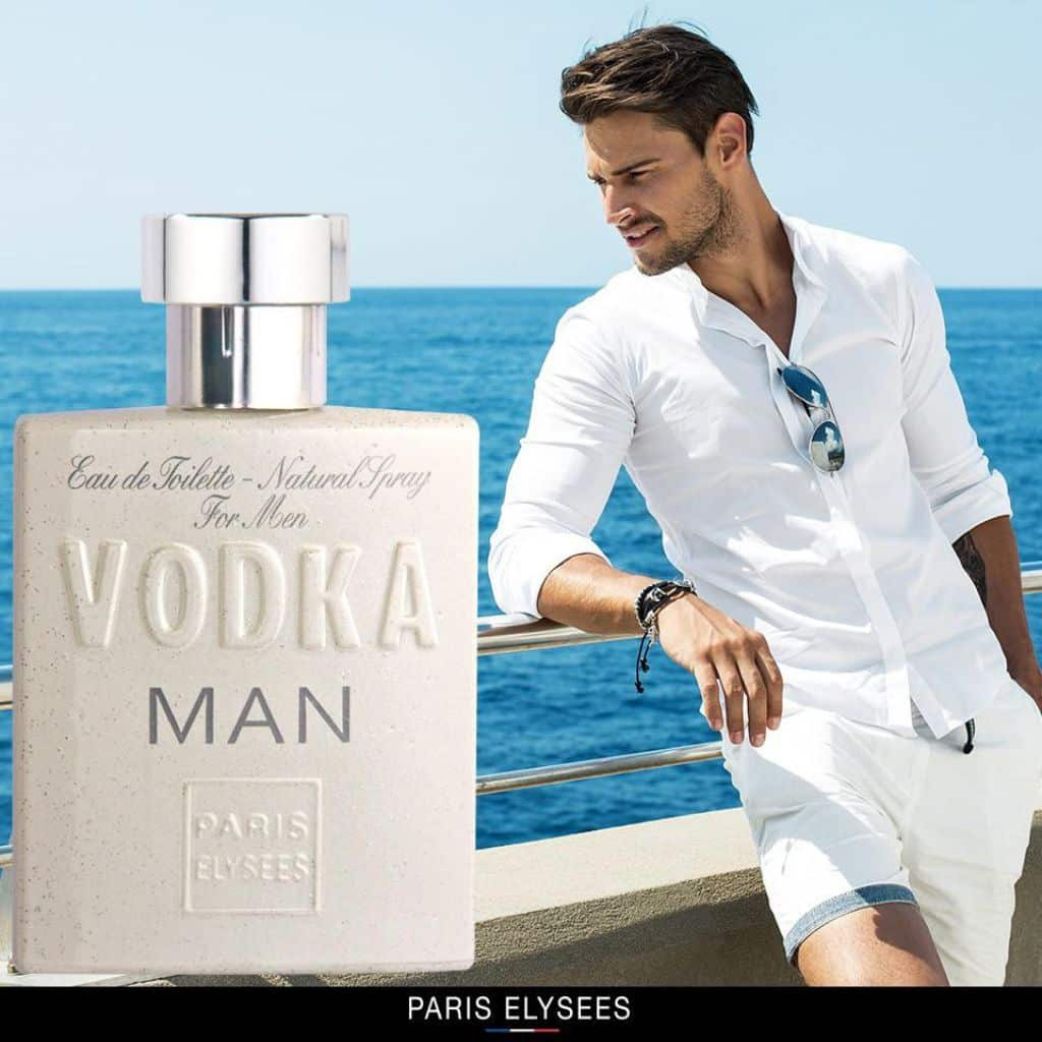 Banner Vodka Man Paris Elysees Perfume Masculino 100ml