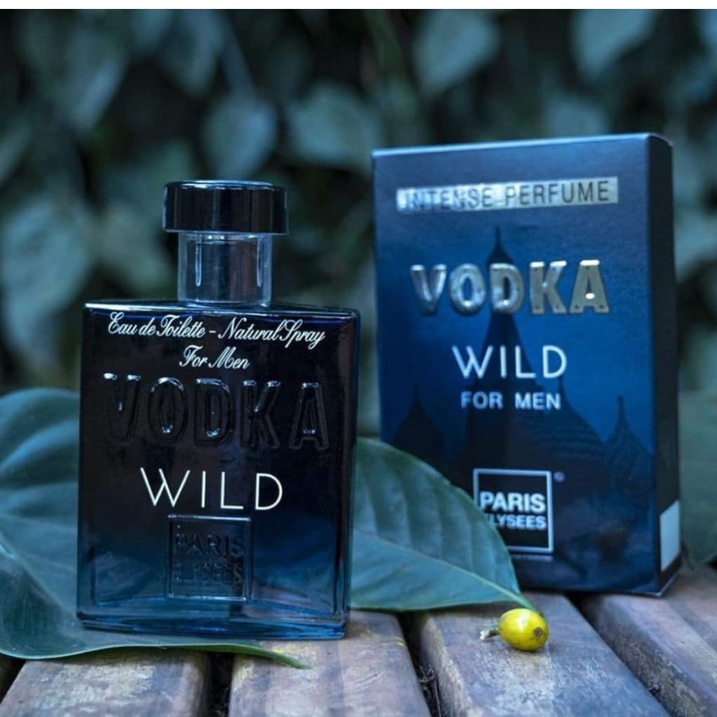 Banner Vodka Wild Paris Elysees Perfume Masculino 100ml