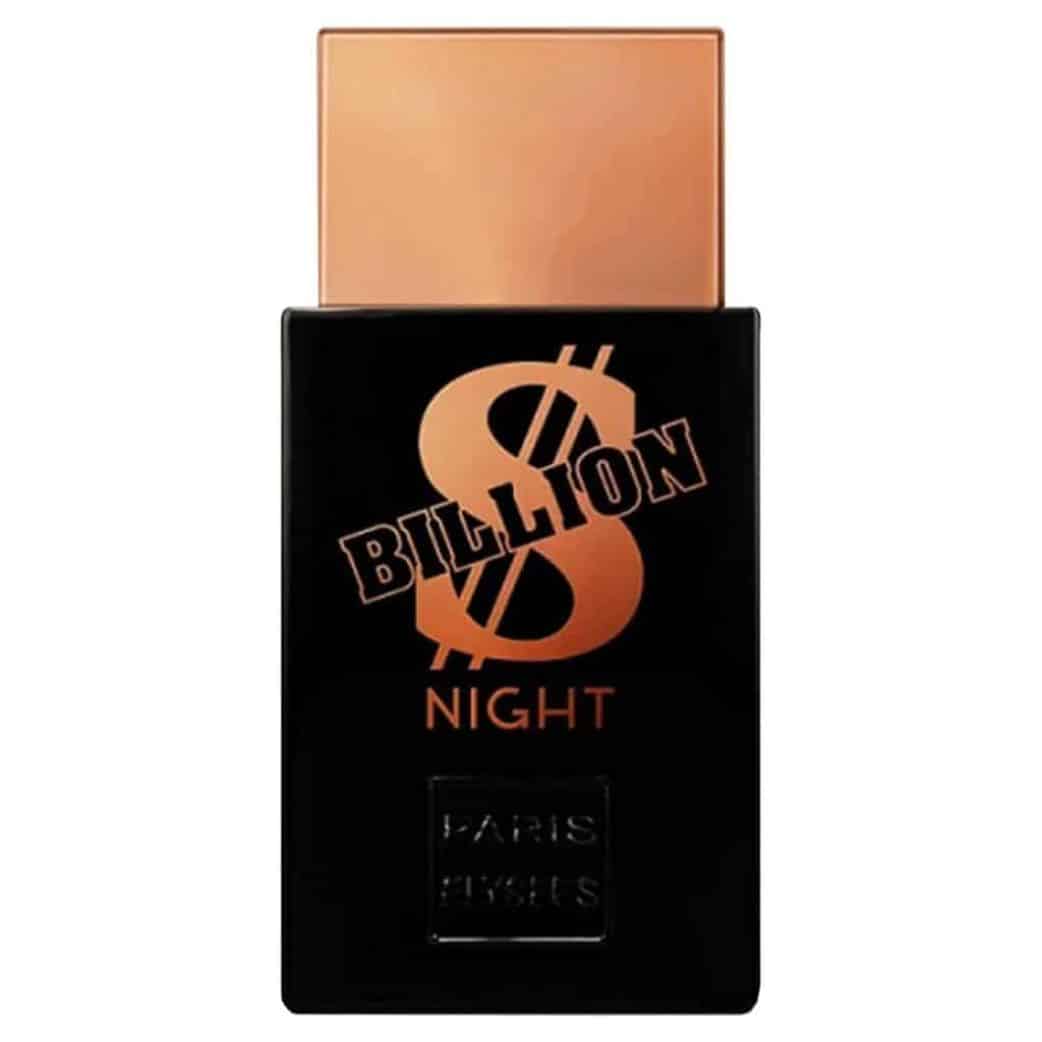 Billion Night Paris Elysees Perfume Masculino 100ml frasco