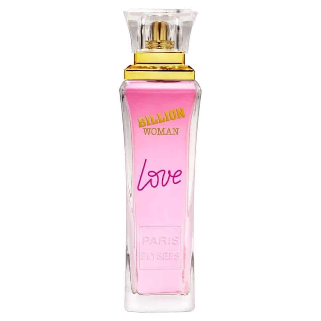 Billion Woman Love Paris Elysees Perfume Feminino 100ml frasco