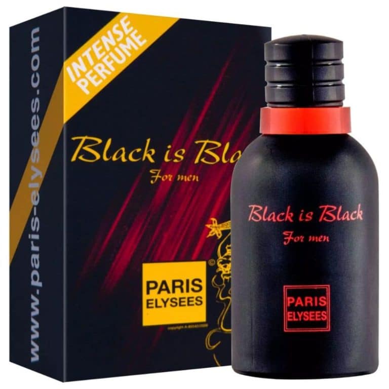 Black is Black Paris Elysees Perfume Masculino 100ml
