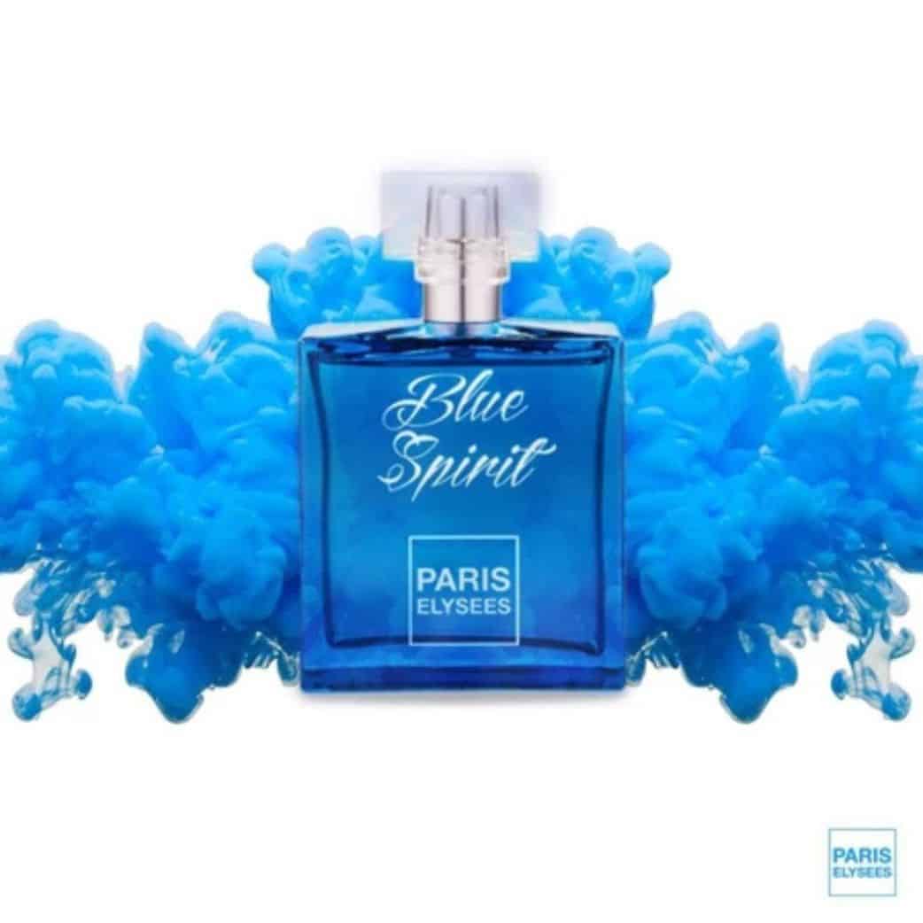Blue Spirit Paris Elysees Perfume Feminino 100ml Banner frasco