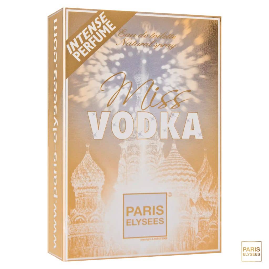 Caixa Perfume Vodka Miss Paris Elysees Feminino 100ml