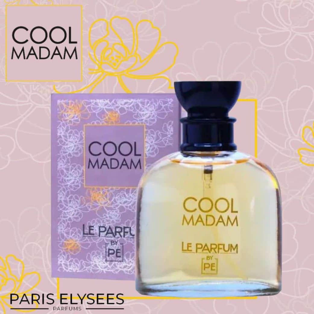 Cool Madam Paris Elysees Perfume Feminino 100ml Banner frasco