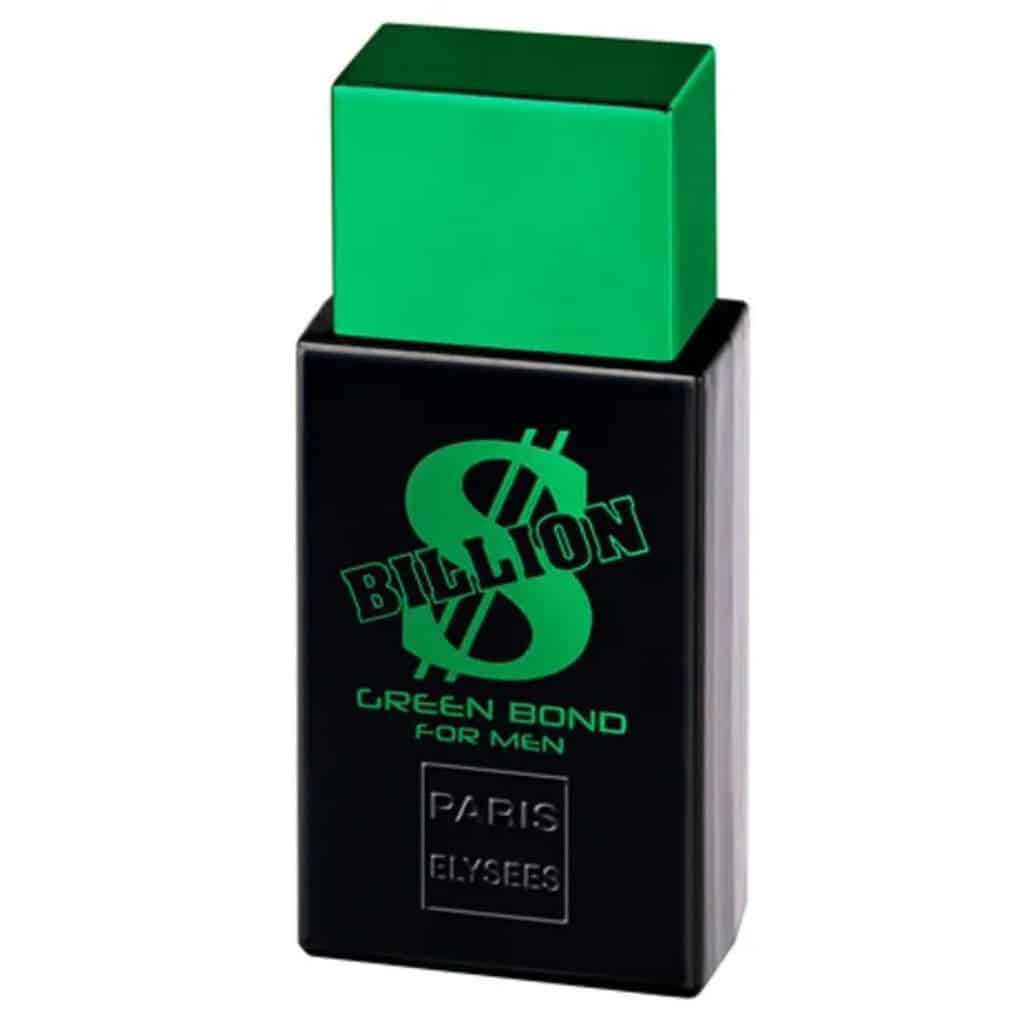 Frasco Billion Green Bond Paris Elysees Perfume Masculino 100ml