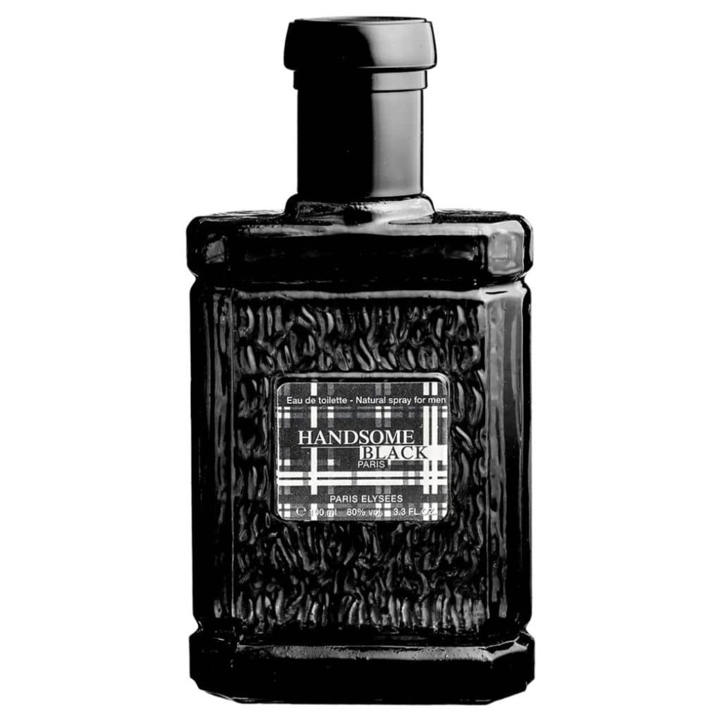 Handsome Black Paris Elysees Perfume Masculino 100ml frasco