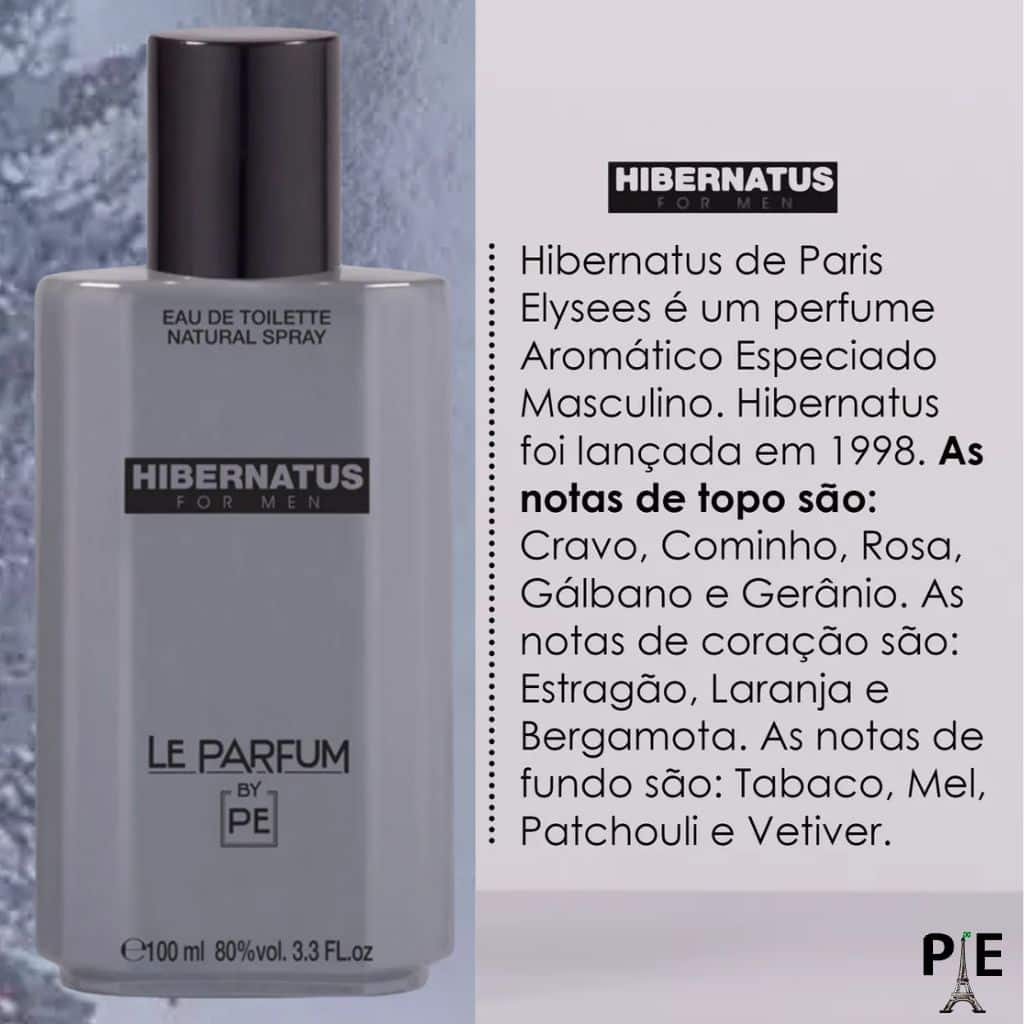 Hibernatus Perfume Masculino Le Parfum Paris Elysees 100ml banner