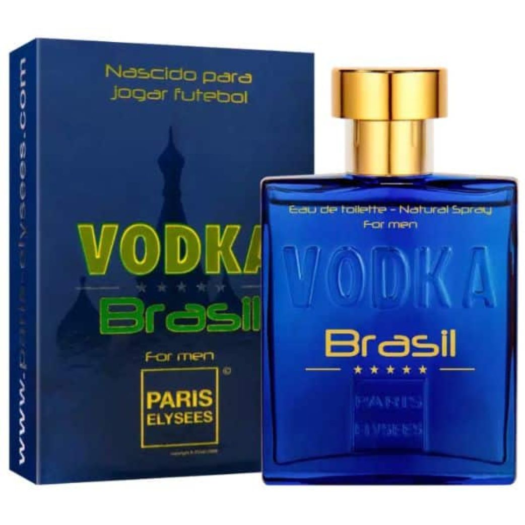Vodka brasil Azul Paris Elysees Perfume Masculino 100ml