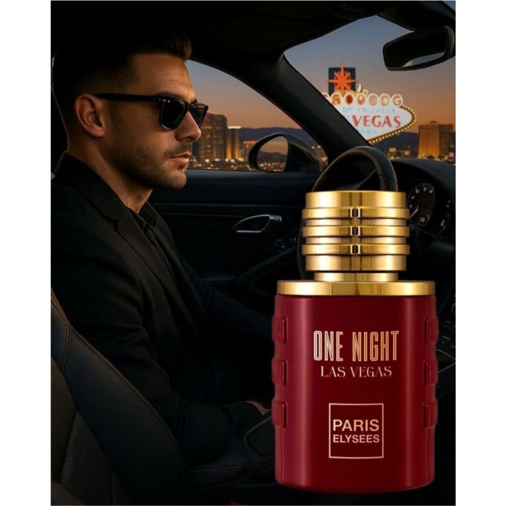 Banner One Night Las Vegas Paris Elysees Perfume Masculino 100ml