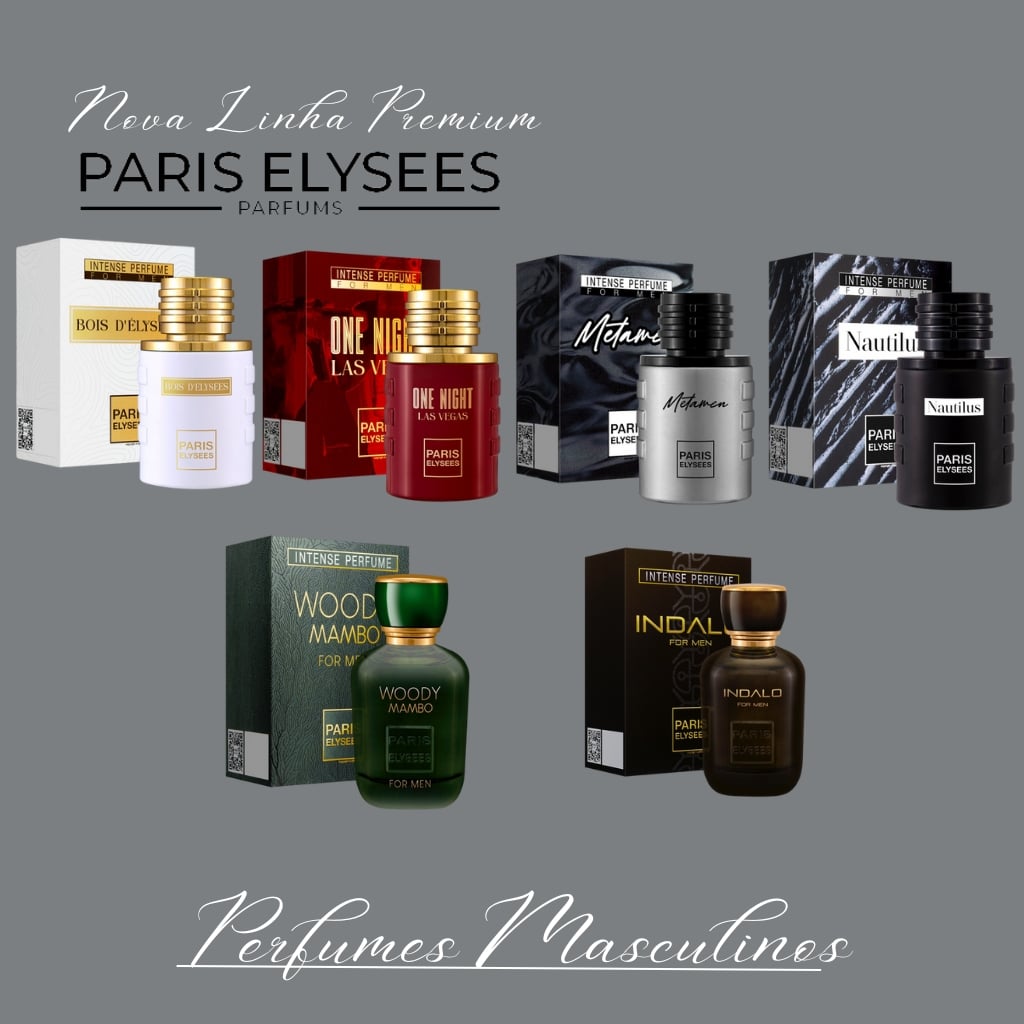 Lancamento Perfume Masculino Paris-Elysees 2025
