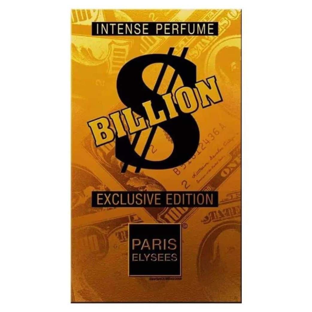 Billion Exclusive Edition Paris Elysees Perfume Masculino 100ml caixa