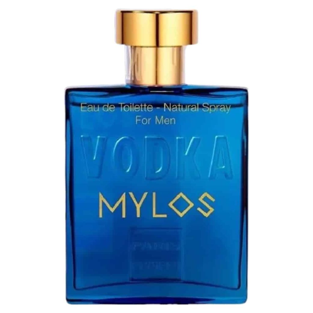 Vodka Mylos Paris Elysees Perfume Masculino 100ml frasco